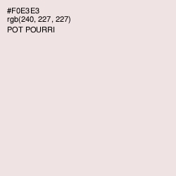 #F0E3E3 - Pot Pourri Color Image